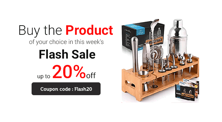 Buy the product of your choice in this week's flash sale